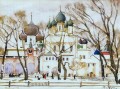 cathederal in rostov the great 1906 Konstantin Yuon